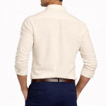 Men's White Linen Shirt