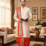 Sherwani Style Readymade Dhoti for Men