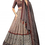 Trending Designeer Tussar Silk Lehenga Choli Print