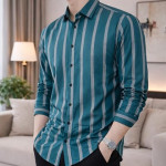 Men's Striped Casual Shirt