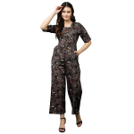Women's Stylish Printed Jumpsuit with Pockets