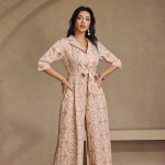 Dress for Women | Long Rayon Dress for Women's | Floral Wide Leg Long Jumpsuit with Pockets